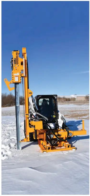 guardrail hammers skid steer mounted|omni guardrail pro.